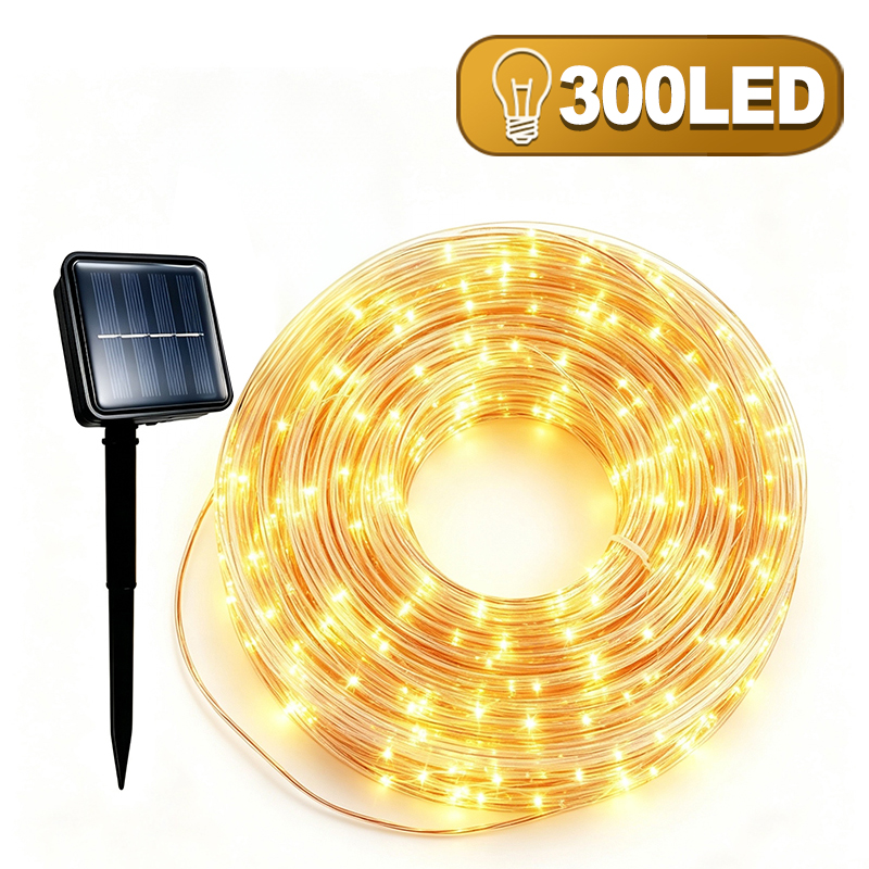 Xmas Outdoor Lighting Decorations - Solar Christmas Fairy Lights 8 Modes