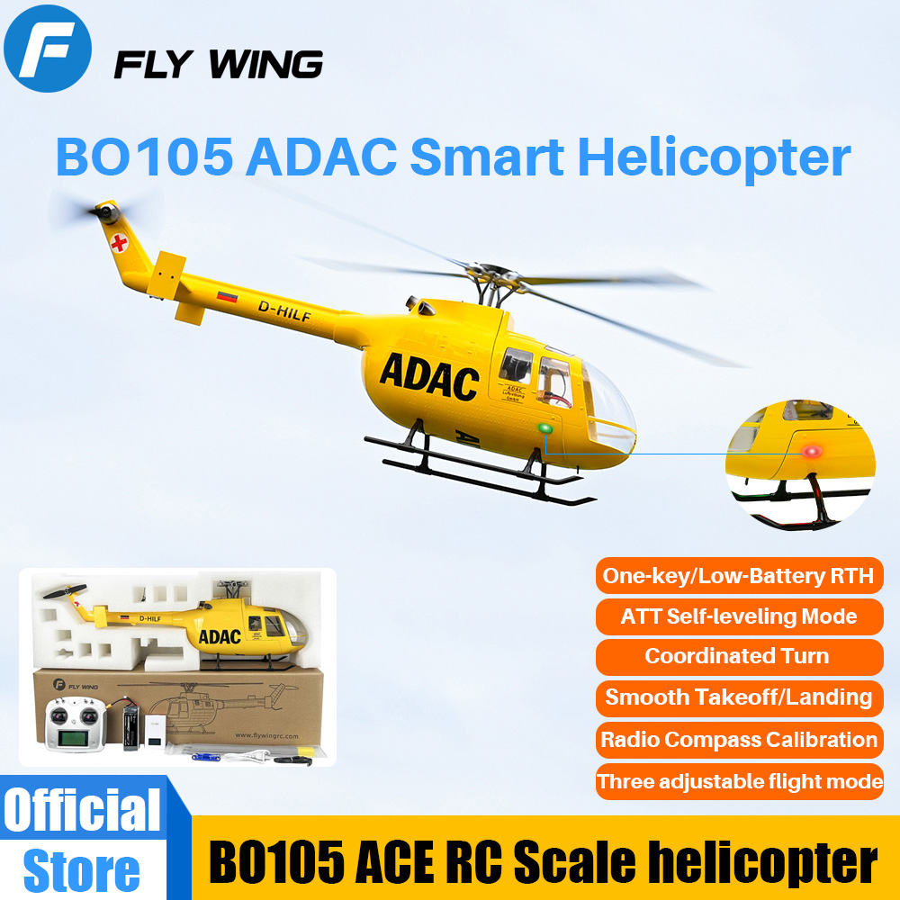 FLY WING BO105 Scale Helicopte - Outdoor Lighting Battery Operated ulasan dan harga