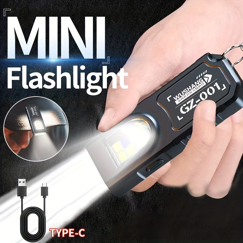LED COB Flashlight Type C Rech - Led Flood Light ulasan dan harga