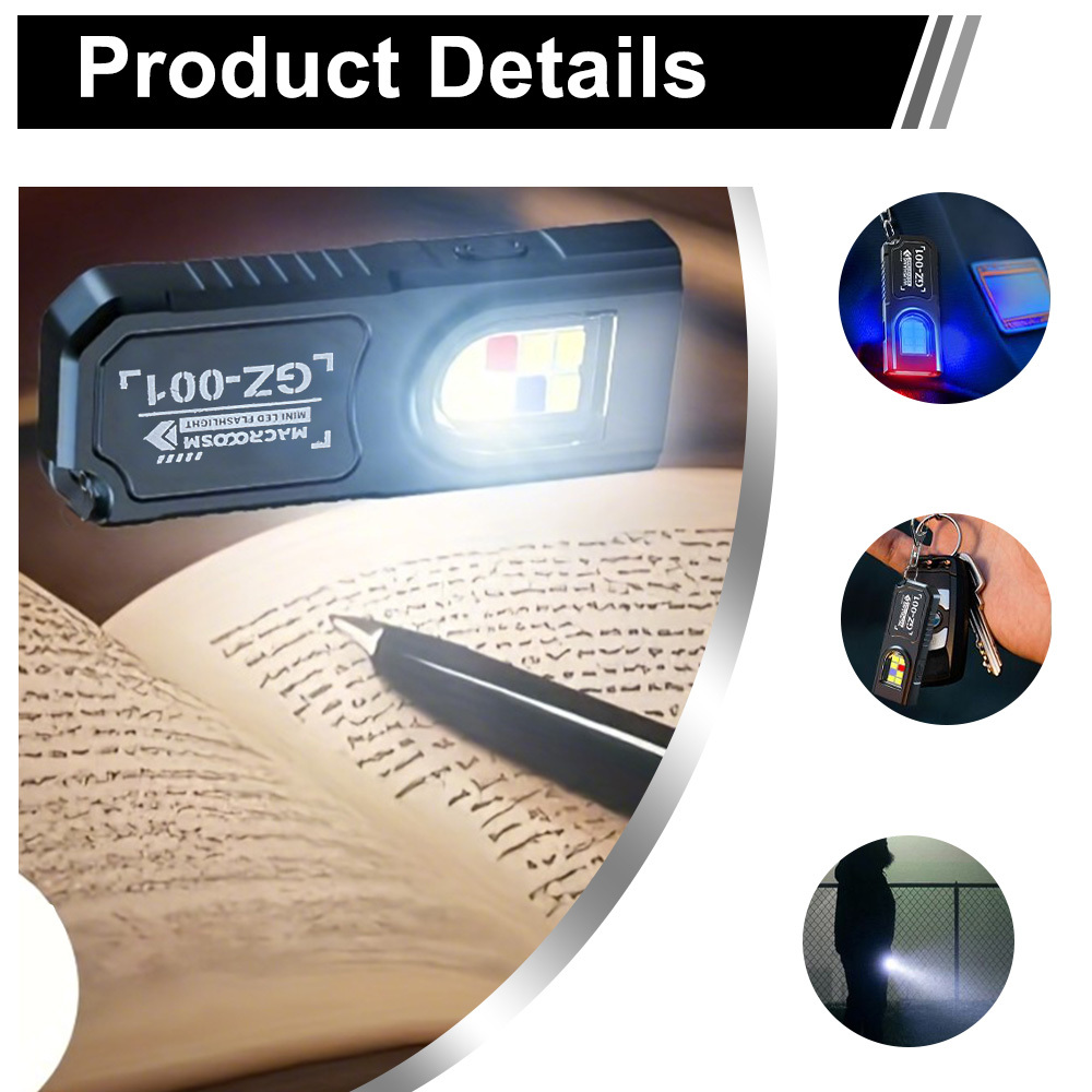 LED COB Flashlight Type C Rech - Led Flood Light ulasan dan harga