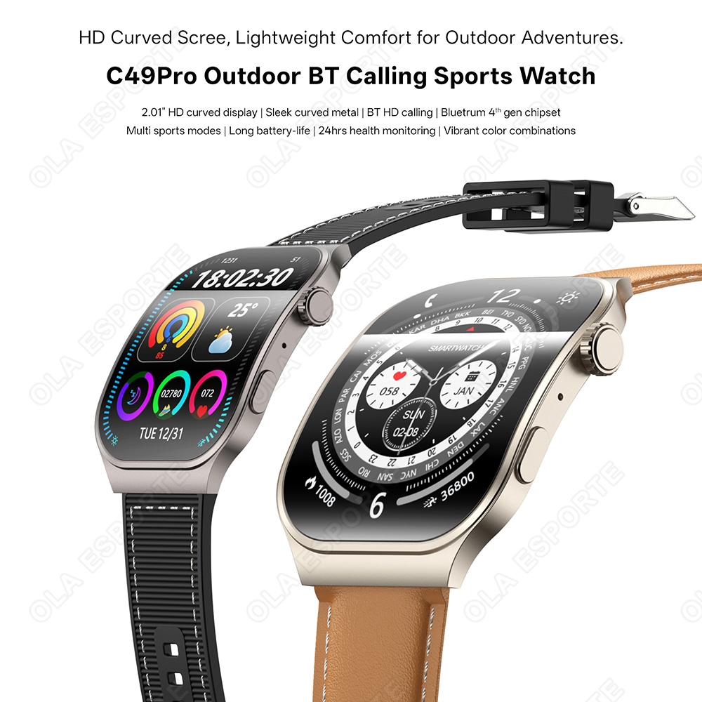 New Curved Screen Smart Watch  - Outdoor Lighting Perspectives ulasan dan harga
