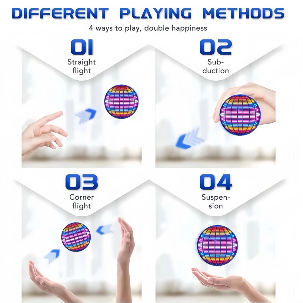 Flying Orb Boomerang Ball LED  - Outdoor Lighting Battery Operated ulasan dan harga
