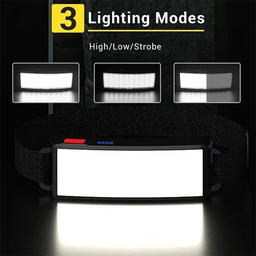 Powerful COB LED Headlamp 4 Li - Led Flood Light ulasan dan harga