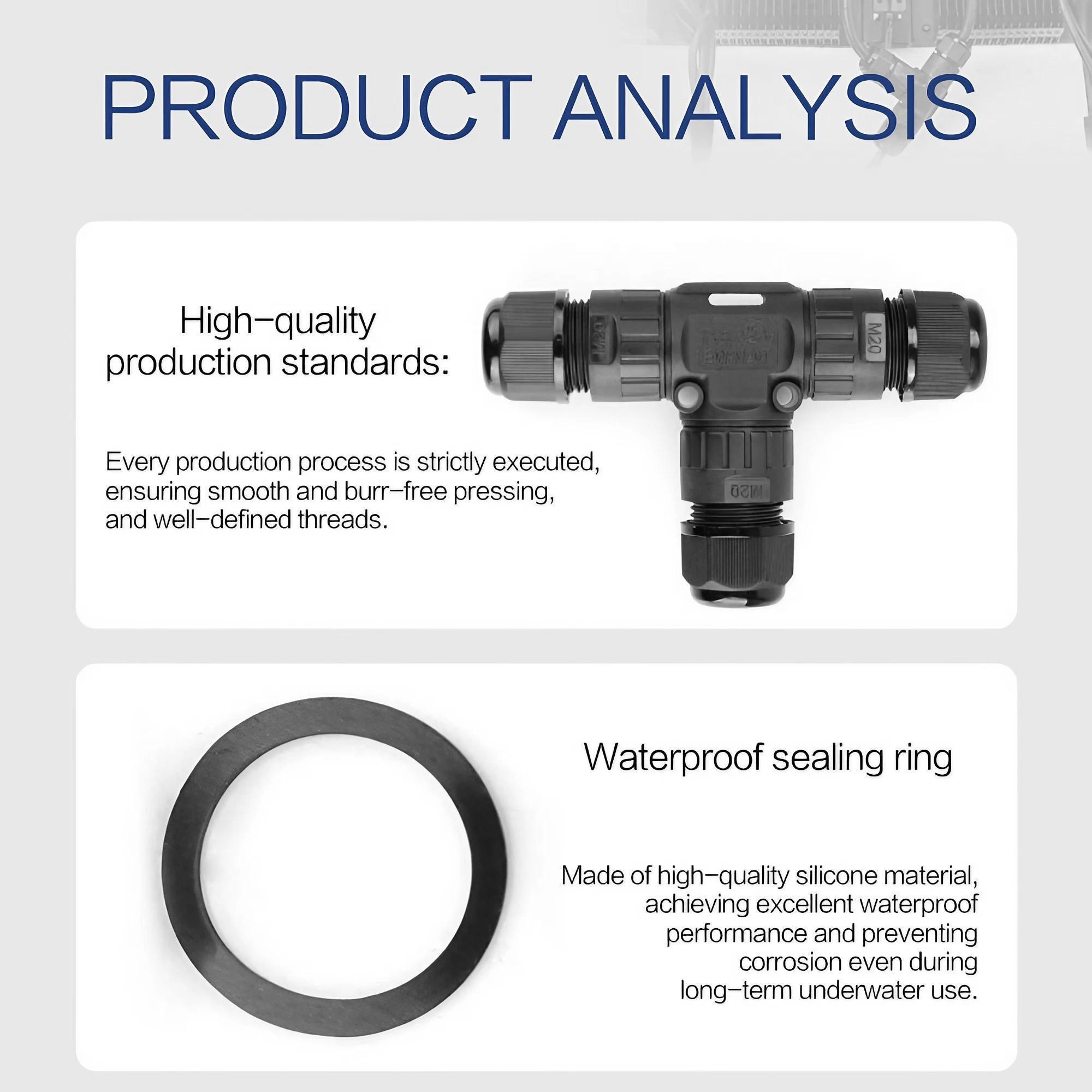 IP68 Waterproof LED Connector  - Outdoor Lighting Wire Connectors ulasan dan harga