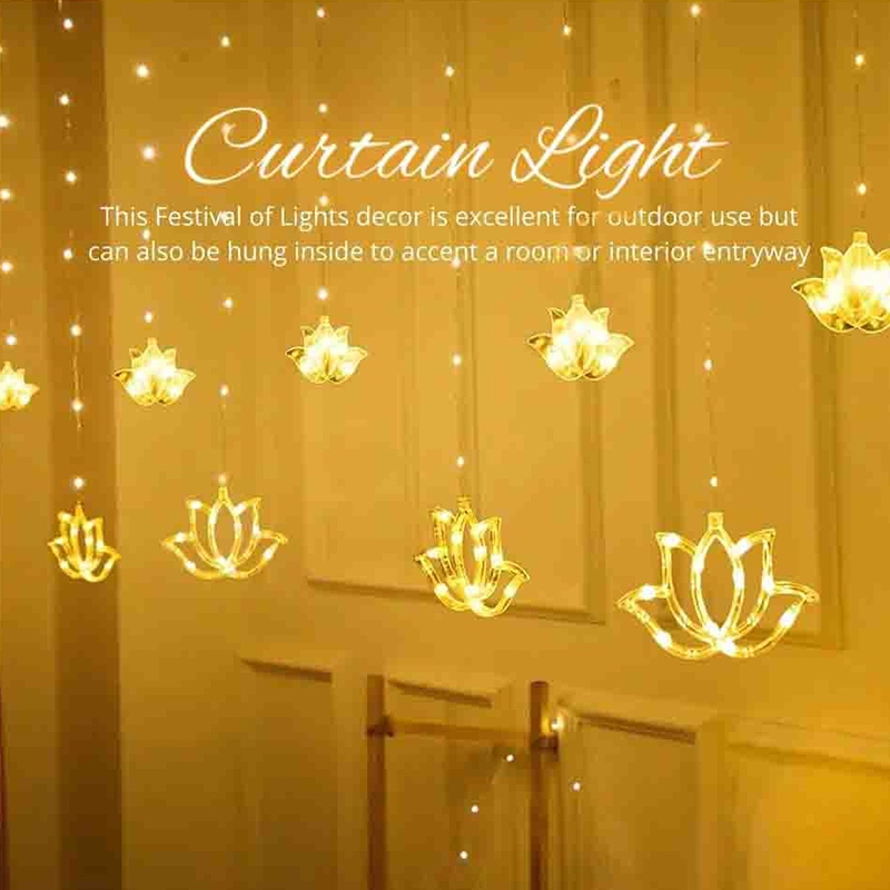 4M 8 Modes Deepavali Lotus Ici - Lighting Wedding Outdoor ulasan dan harga