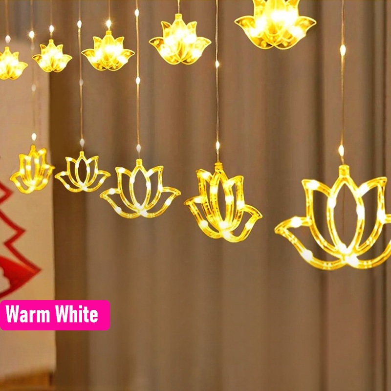 4M 8 Modes Deepavali Lotus Ici - Lighting Wedding Outdoor ulasan dan harga