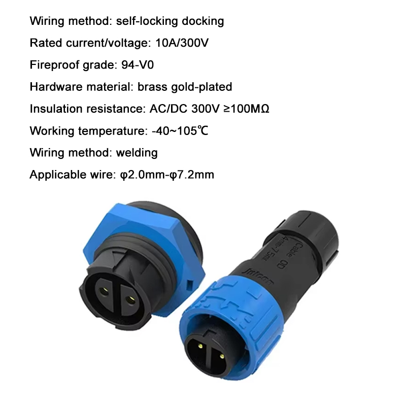 2Pin M16 Power Connector Self- - Outdoor Lighting Wire Connectors ulasan dan harga