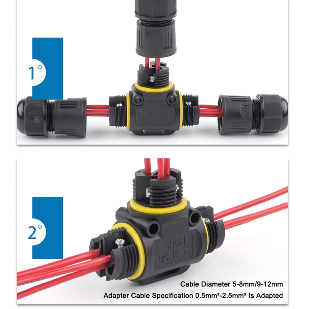 IP68 Outdoor Waterproof Electr - Outdoor Lighting Wire Connectors ulasan dan harga