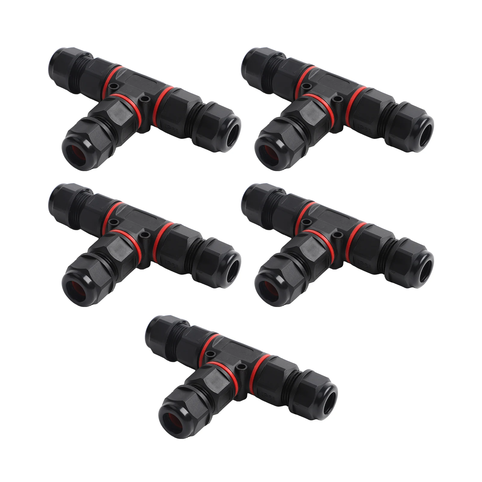 5Pcs IP68 Waterproof 3 Pin T S - Outdoor Lighting Wire Connectors ulasan dan harga