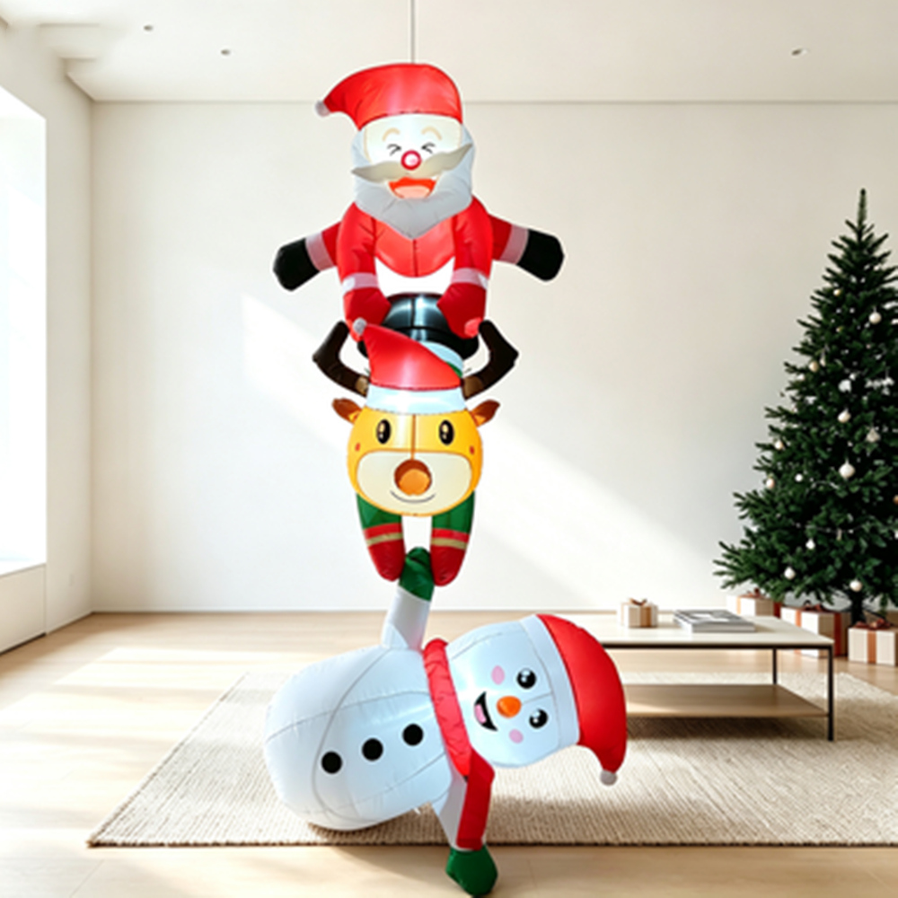 8FT Christmas Inflatable Snowm - Xmas Outdoor Lighting Decorations ulasan dan harga
