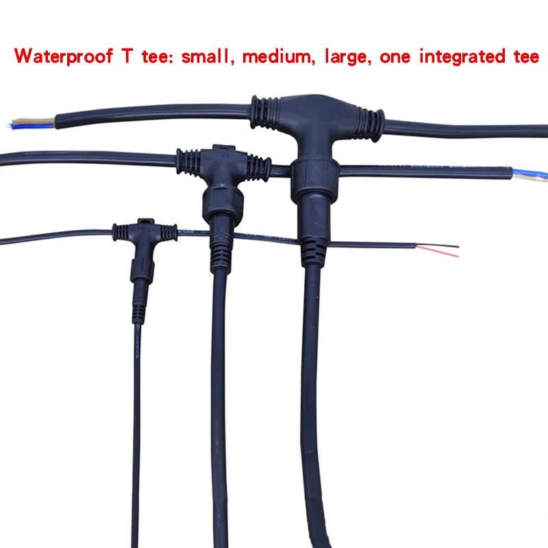 T type 3 Way Connector 2/3/4Pi - Outdoor Lighting Wire Connectors ulasan dan harga