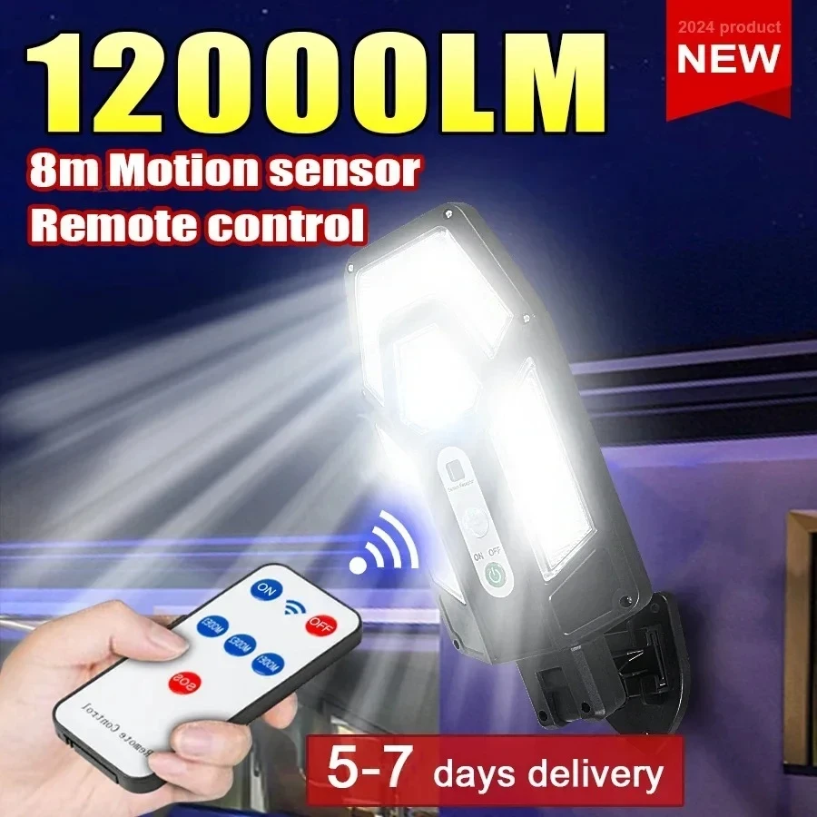 12000LM Powerful Solar Wall La - Led Flood Light ulasan dan harga