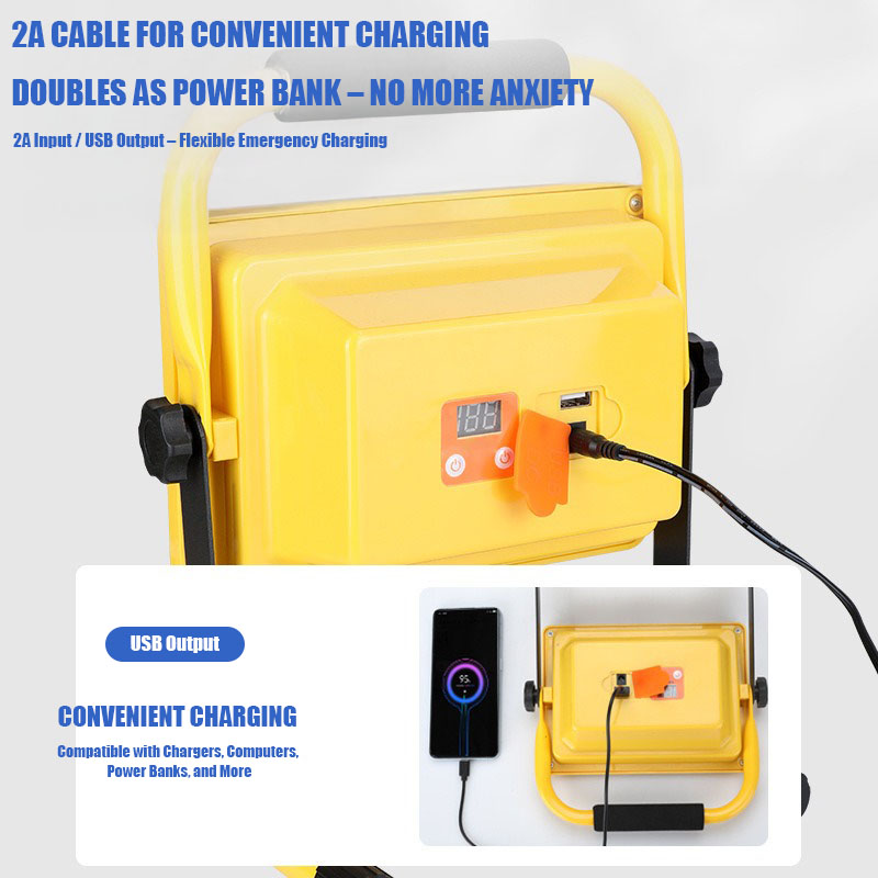 VOLODYMYR LED Rechargeable Por - Led Flood Light ulasan dan harga