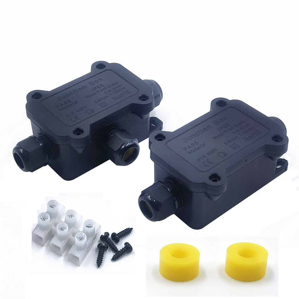IP68 Waterproof Junction Box 2 - Outdoor Lighting Wire Connectors ulasan dan harga