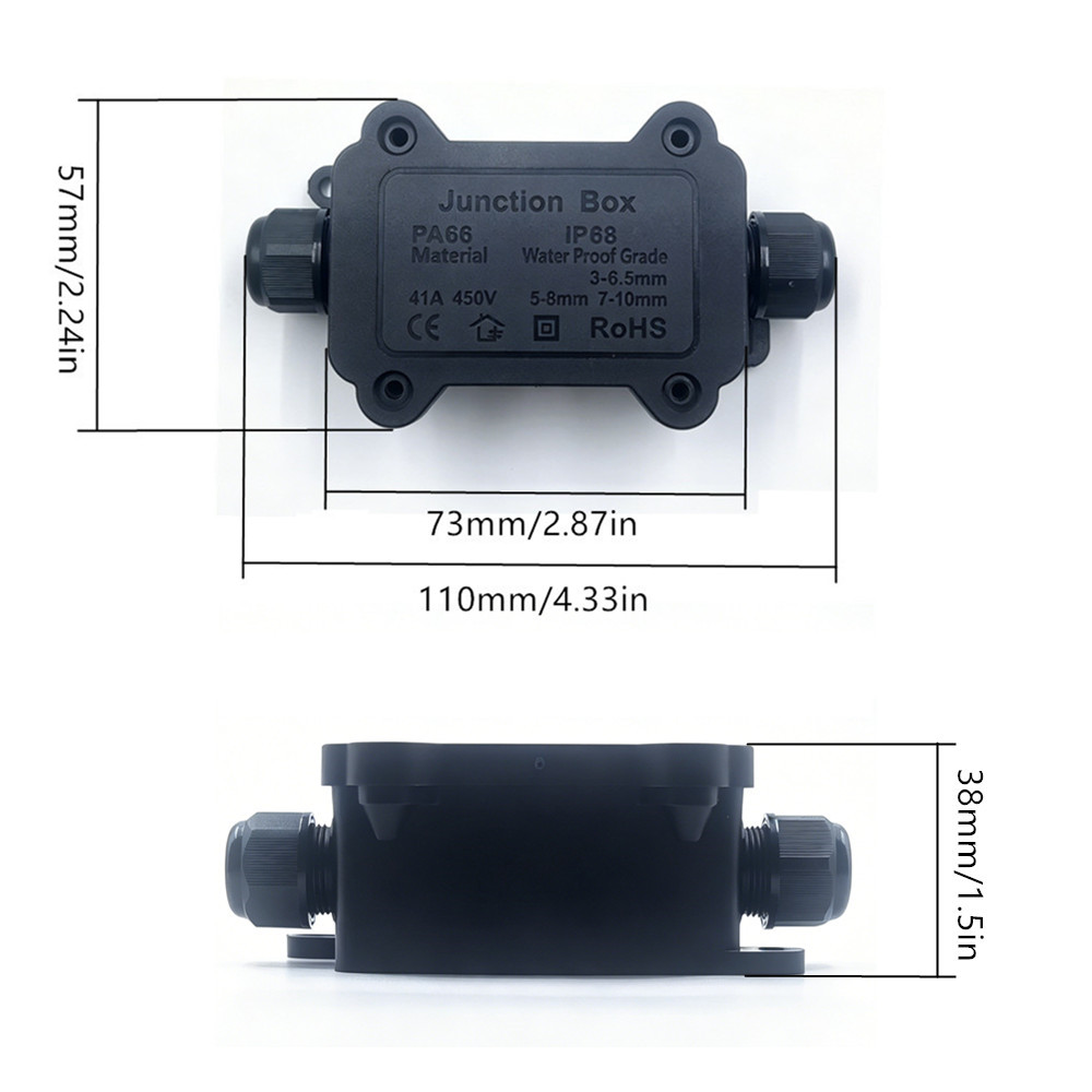 IP68 Waterproof Junction Box 2 - Outdoor Lighting Wire Connectors ulasan dan harga