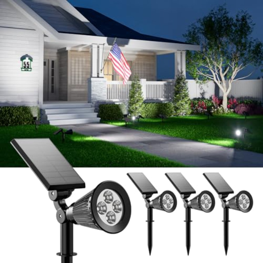Solar Spotlights Outdoor Water - Led Flood Light ulasan dan harga