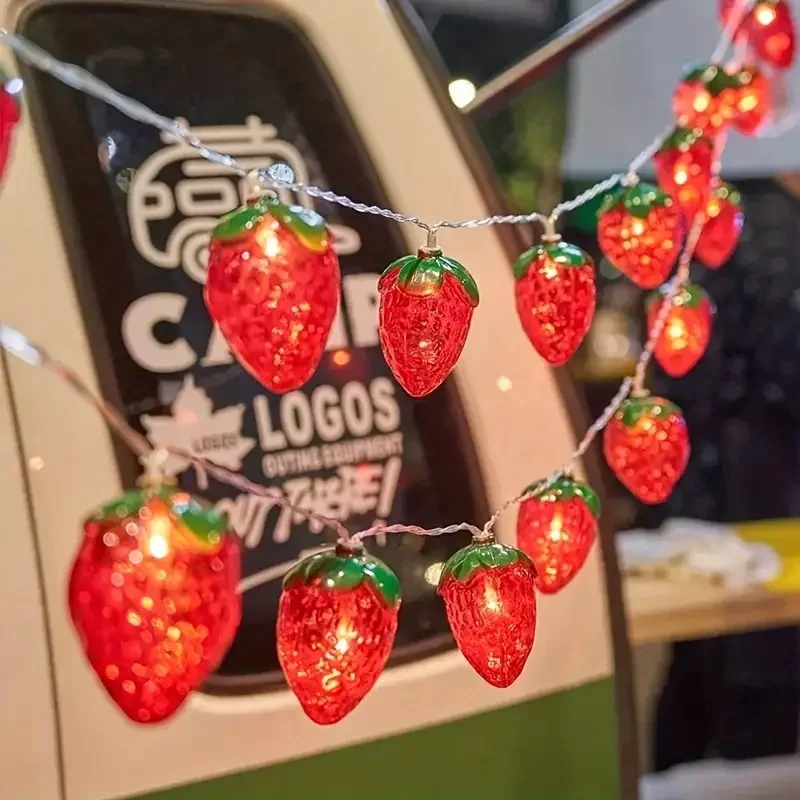 10/20/30/40 LED Strawberry Fai - Outdoor Lighting Battery Operated ulasan dan harga