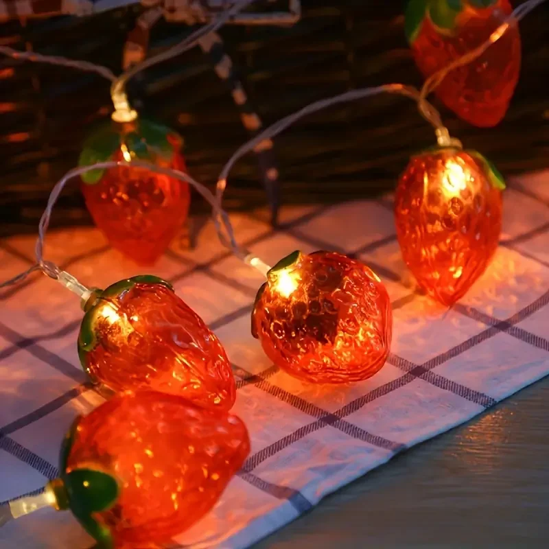 10/20/30/40 LED Strawberry Fai - Outdoor Lighting Battery Operated ulasan dan harga