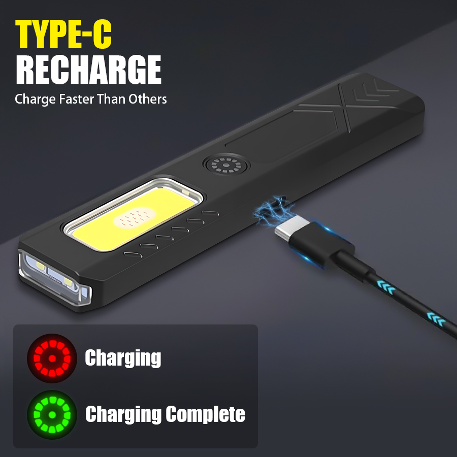 LED Hat Clip Flashlight USB-C  - Led Flood Light ulasan dan harga