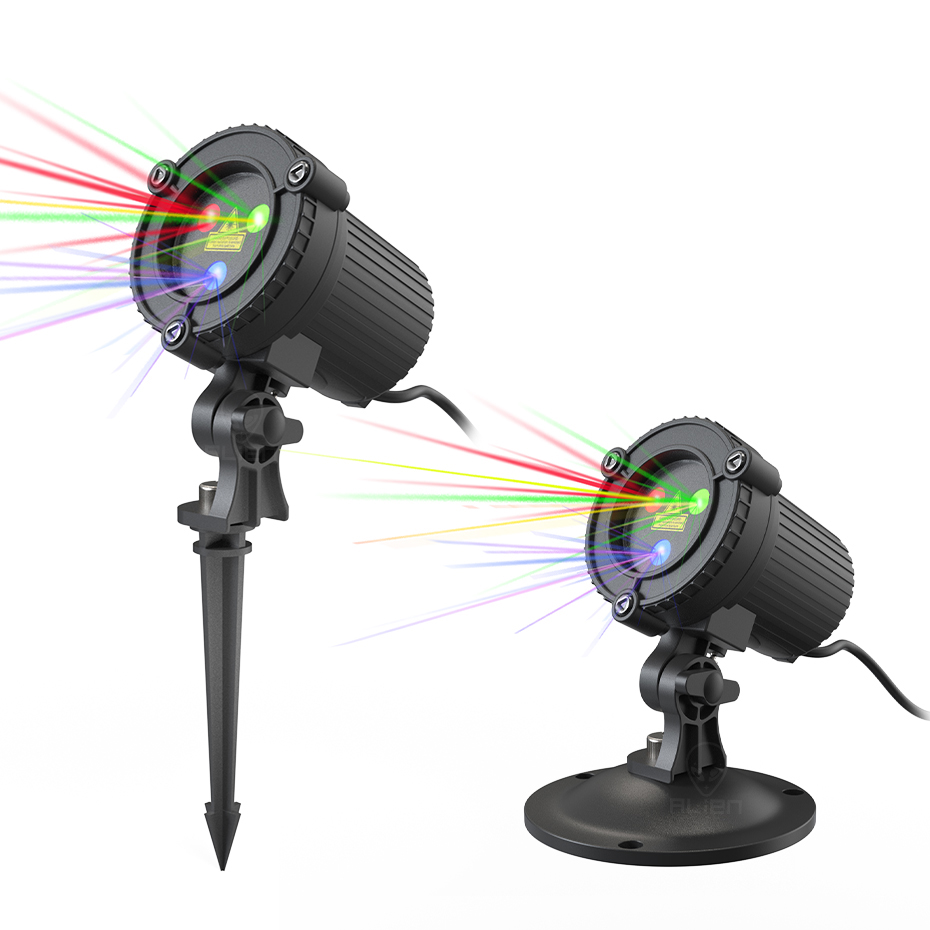 ALIEN Remote RGB Moving Static - Xmas Outdoor Lighting Decorations ulasan dan harga