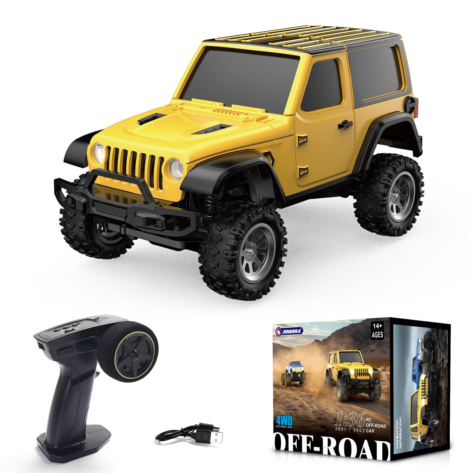 1/36 Scale RC Clawer RC Car 36 - Outdoor Lighting Battery Operated ulasan dan harga