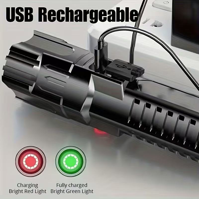 New High-power Led Flashlight  - Outdoor Lighting Battery Operated ulasan dan harga