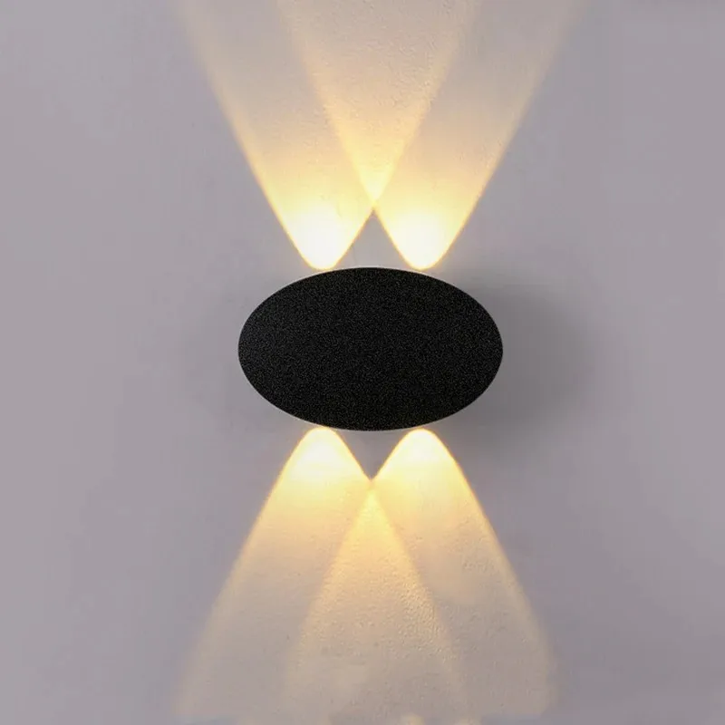 Modern Simple LED 4W Oval Outd - Outdoor Lighting Voltage ulasan dan harga