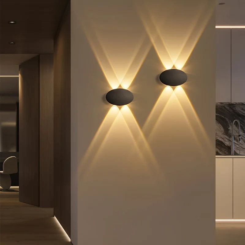 Modern Simple LED 4W Oval Outd - Outdoor Lighting Voltage ulasan dan harga