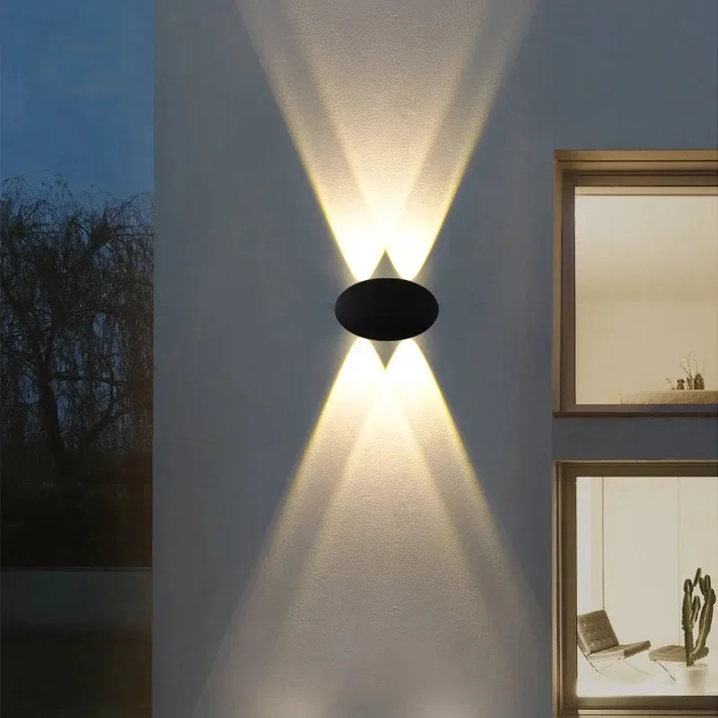 Modern Simple LED 4W Oval Outd - Outdoor Lighting Voltage ulasan dan harga