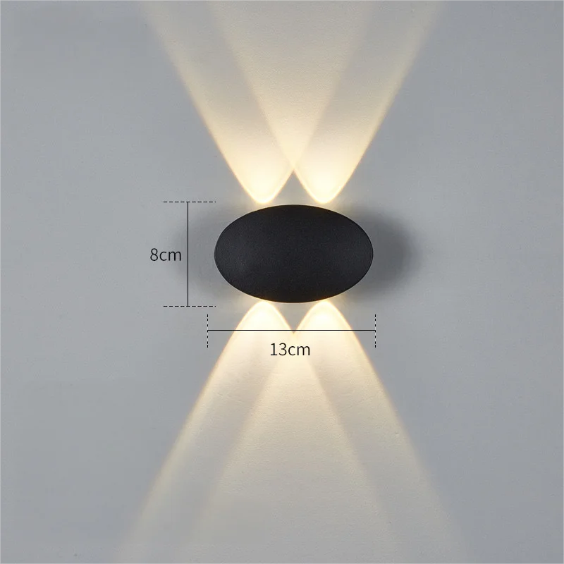 Modern Simple LED 4W Oval Outd - Outdoor Lighting Voltage ulasan dan harga