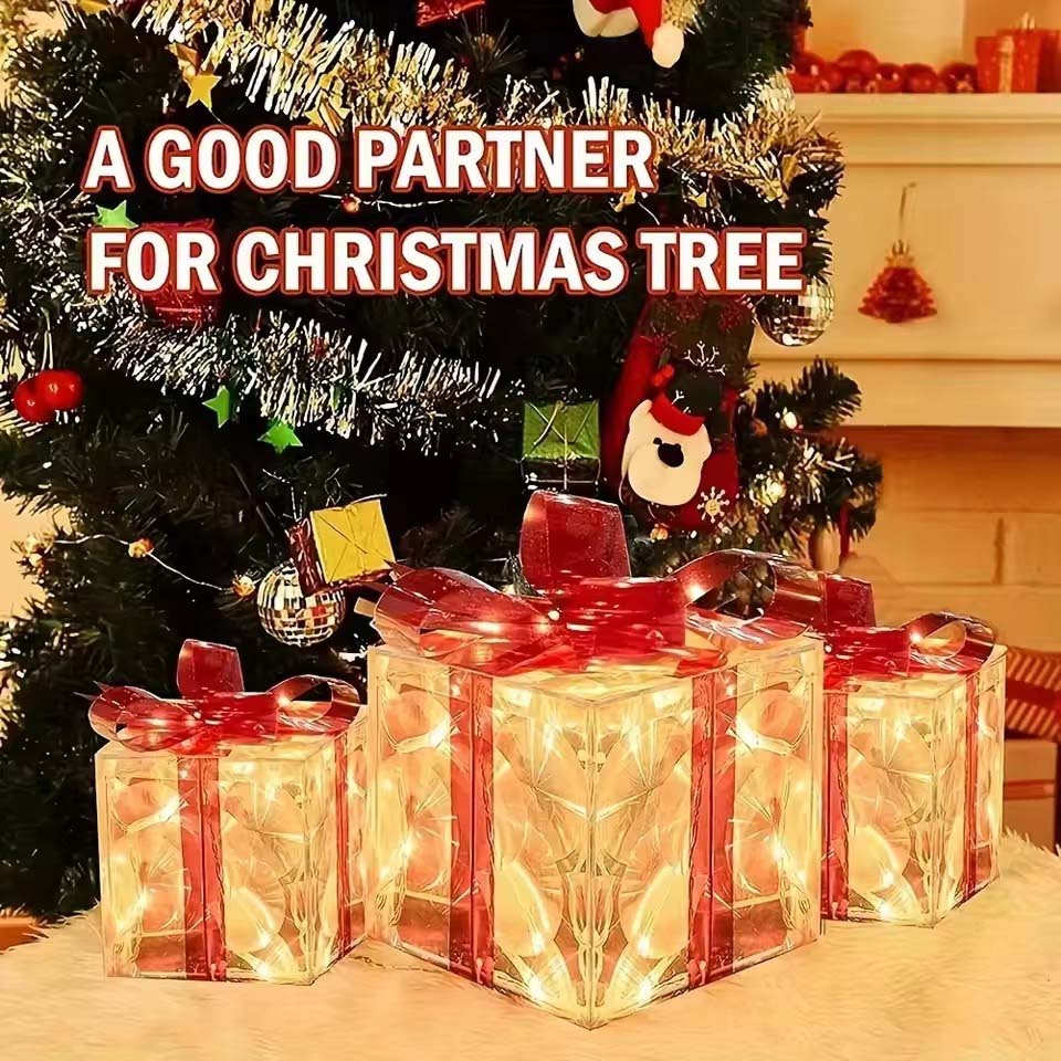 2026 Christmas Glowing Gifts B - Xmas Outdoor Lighting Decorations ulasan dan harga