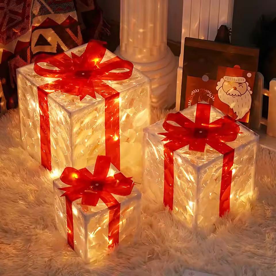 2026 Christmas Glowing Gifts B - Xmas Outdoor Lighting Decorations ulasan dan harga