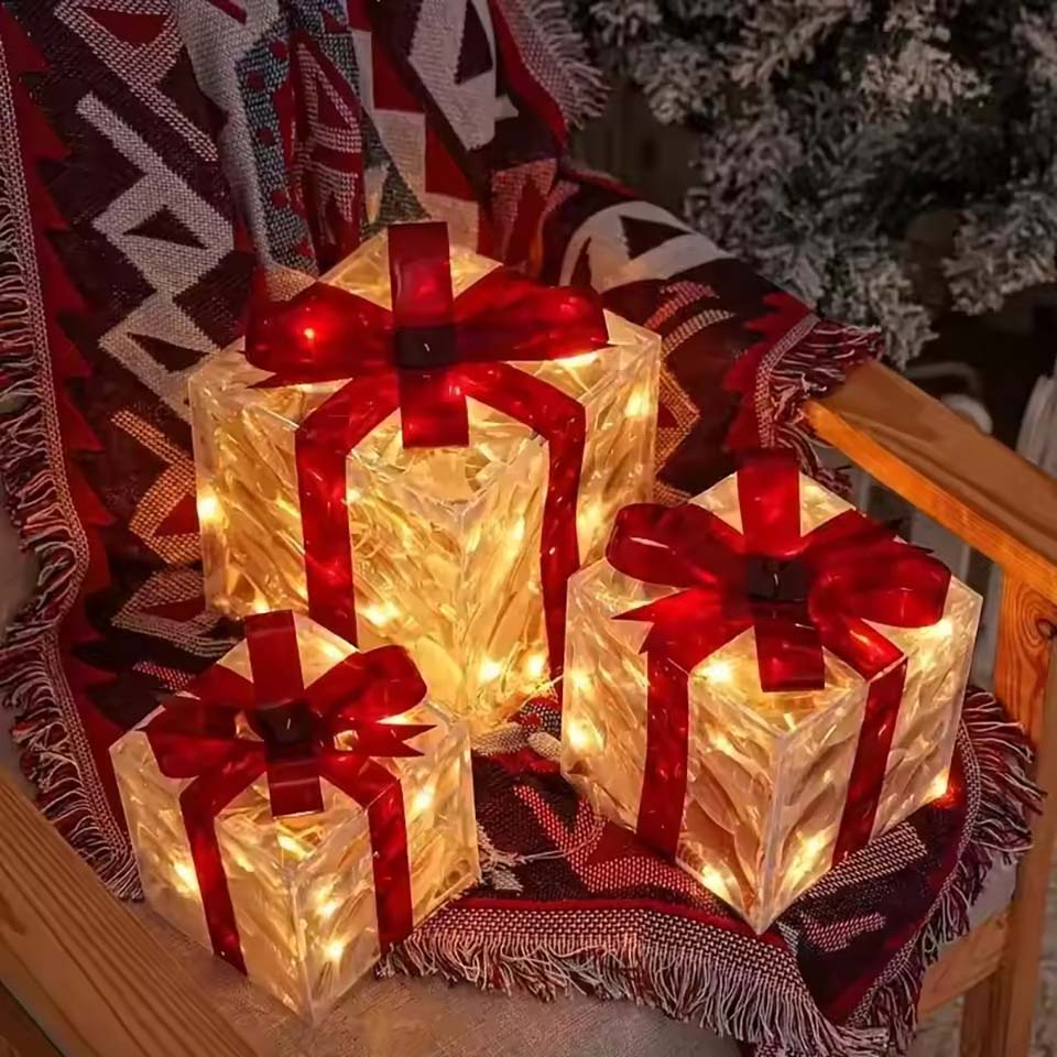 2026 Christmas Glowing Gifts B - Xmas Outdoor Lighting Decorations ulasan dan harga