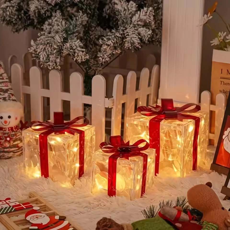 2026 Christmas Glowing Gifts B - Xmas Outdoor Lighting Decorations ulasan dan harga