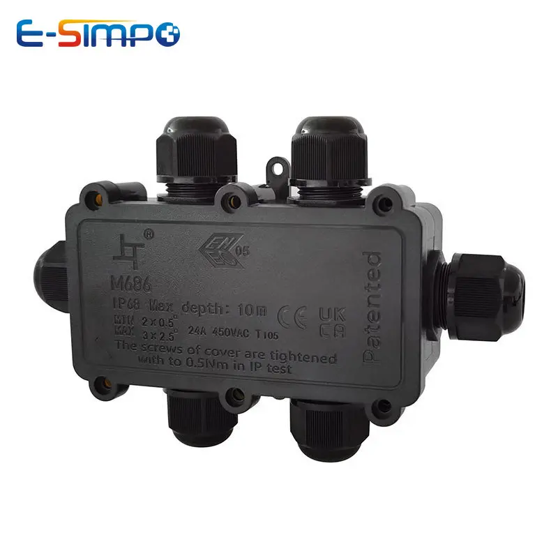 6Way 1IN5Out IP68 Underwater P - Outdoor Lighting Wire Connectors ulasan dan harga