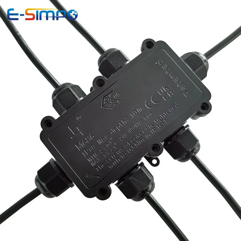 6Way 1IN5Out IP68 Underwater P - Outdoor Lighting Wire Connectors ulasan dan harga