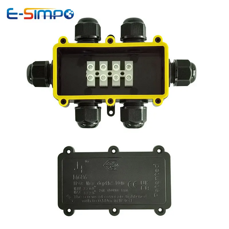 6Way 1IN5Out IP68 Underwater P - Outdoor Lighting Wire Connectors ulasan dan harga