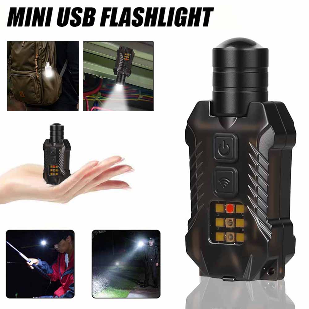 Rechargeable Powerful EDC Flas - Led Flood Light ulasan dan harga
