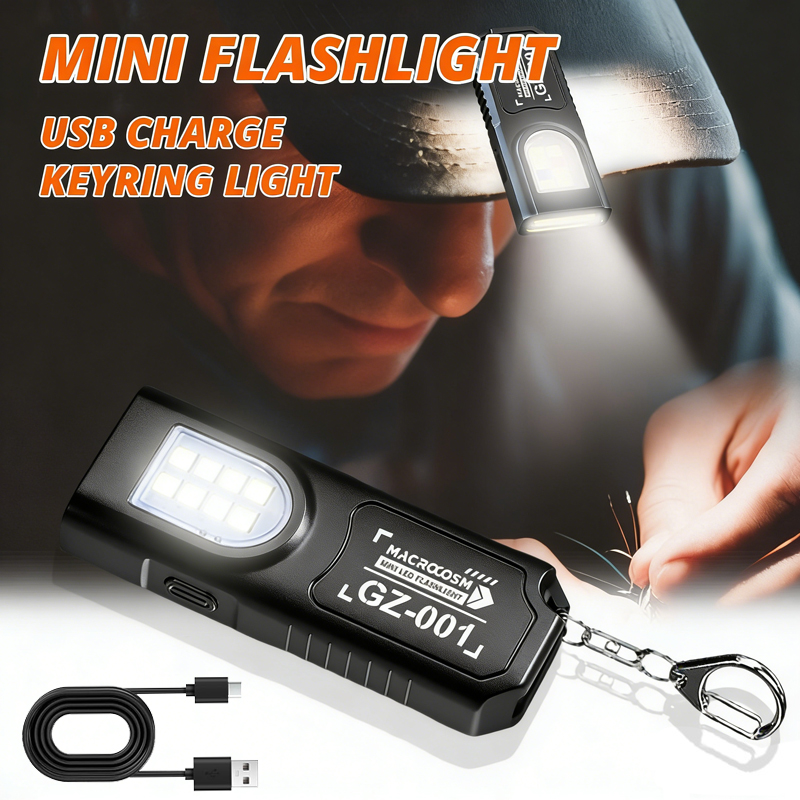 LED Keychain Flashlight Type C - Led Flood Light ulasan dan harga