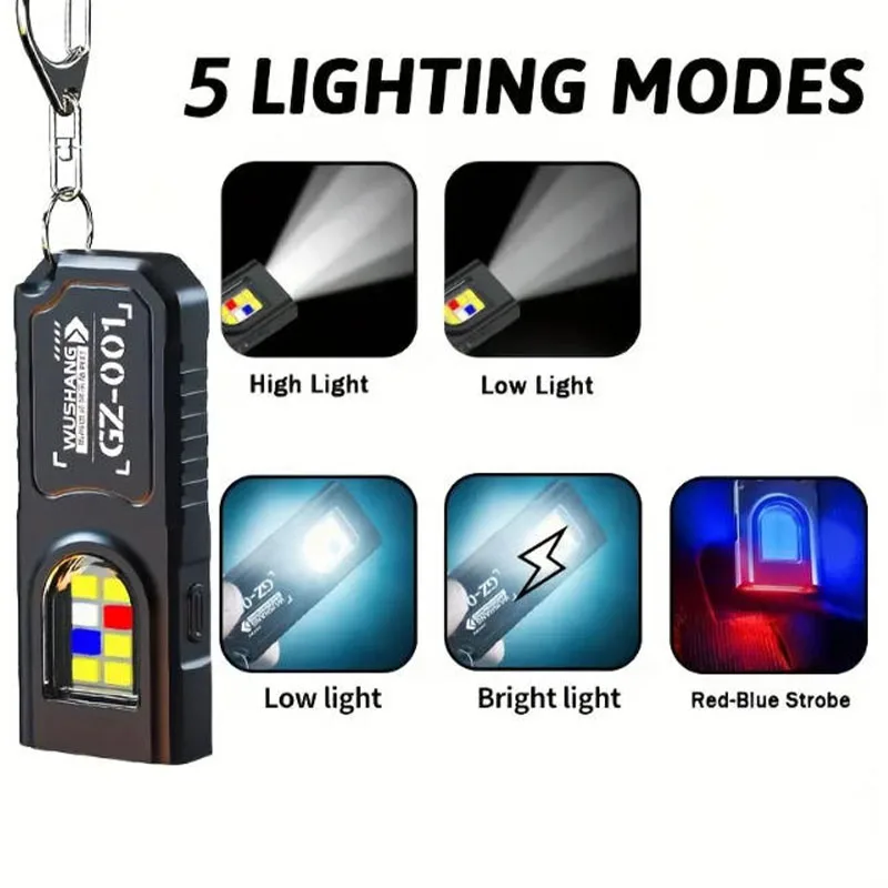 LED Keychain Flashlight Type C - Led Flood Light ulasan dan harga