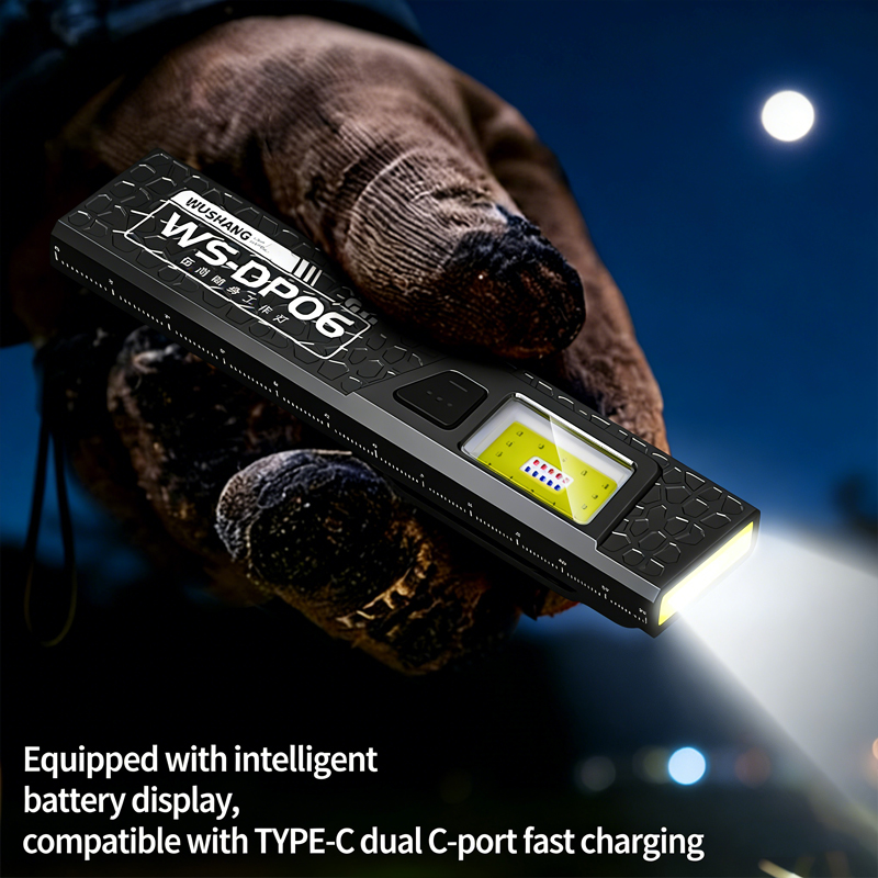 LED COB Flashlight Type C Rech - Led Flood Light ulasan dan harga